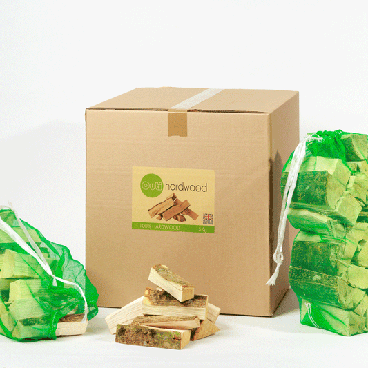 Kiln dried Hardwood Pieces (15kg). Great for the Outi Pizza Wood Fired Oven