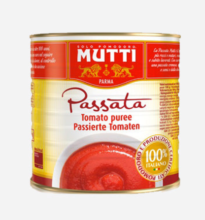 Mutti tomato passata 2.5kg tin