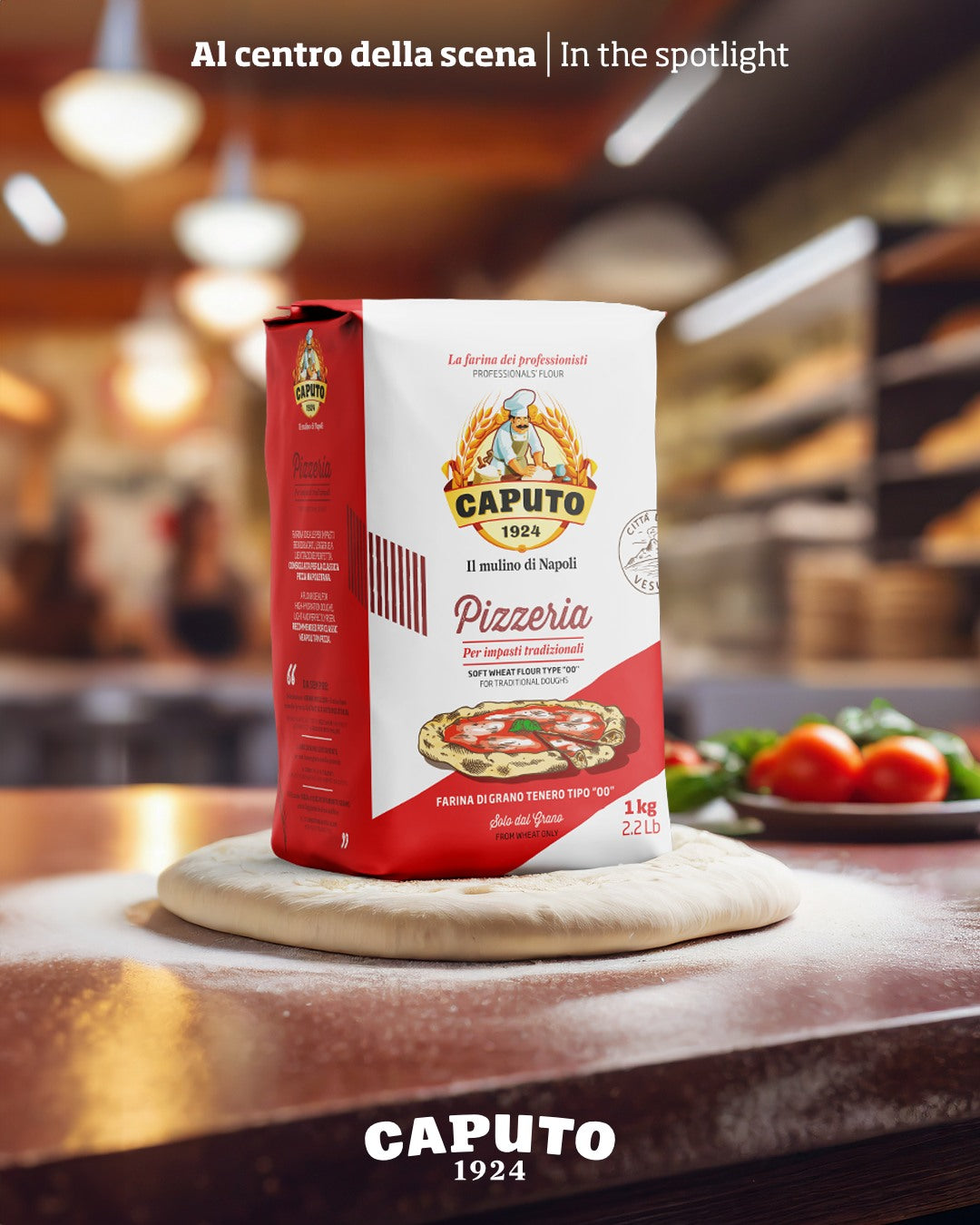 Caputo Pizzeria Tipo 00 1kg - Best flour for pizza - outipizza